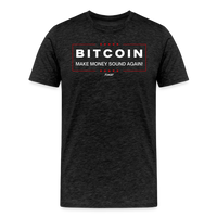 Load image into Gallery viewer, Make Money Sound Again Bitcoin T-Shirt - charcoal grey
