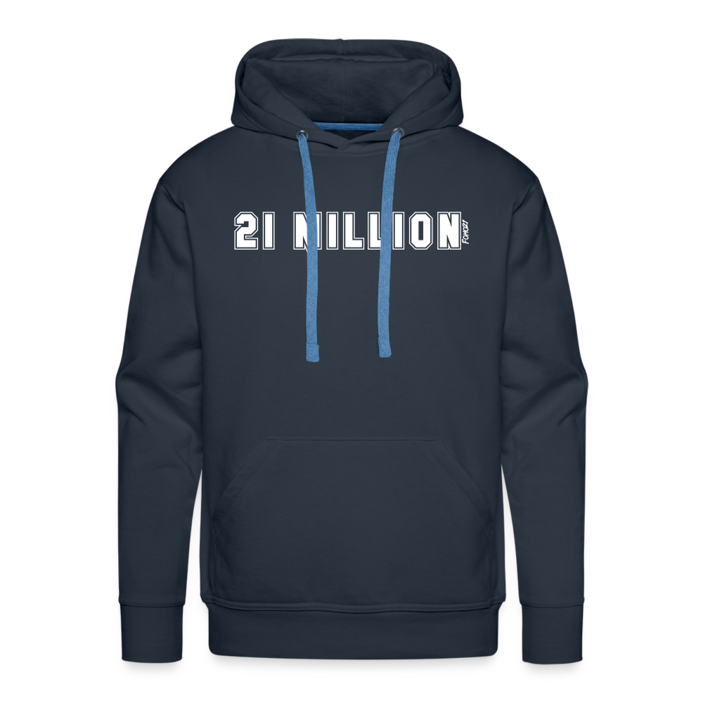21 Million Bitcoin Hoodie Sweatshirt - navy