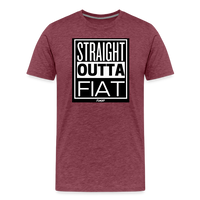 Load image into Gallery viewer, Straight Outta Fiat Bitcoin T-Shirt - heather burgundy
