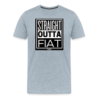 Load image into Gallery viewer, Straight Outta Fiat Bitcoin T-Shirt - heather ice blue
