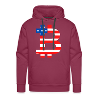 Load image into Gallery viewer, American Bitcoin B Hoodie Sweatshirt - burgundy
