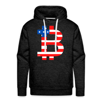 Load image into Gallery viewer, American Bitcoin B Hoodie Sweatshirt - charcoal grey
