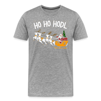 Load image into Gallery viewer, Ho Ho HODL Bitcoin T-Shirt - heather gray
