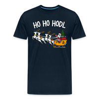 Load image into Gallery viewer, Ho Ho HODL Bitcoin T-Shirt - deep navy
