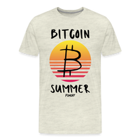 Load image into Gallery viewer, Bitcoin Summer T-Shirt - heather oatmeal
