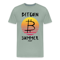 Load image into Gallery viewer, Bitcoin Summer T-Shirt - steel green
