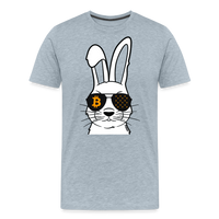 Load image into Gallery viewer, Silly Rabbit Bitcoin T-Shirt - heather ice blue
