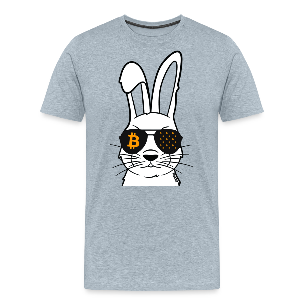 Silly Rabbit Bitcoin T-Shirt - heather ice blue