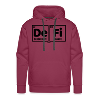Load image into Gallery viewer, DeFi Degenerate Finance Bitcoin Hoodie Sweatshirt - burgundy
