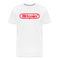 Load image into Gallery viewer, Bitcoin Gamer Red Graphic T-Shirt - white

