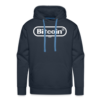 Load image into Gallery viewer, Bitcoin Gamer White Graphic Hoodie Sweatshirt - navy
