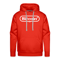 Load image into Gallery viewer, Bitcoin Gamer White Graphic Hoodie Sweatshirt - red

