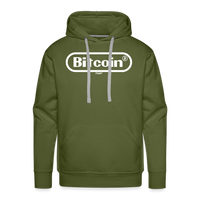 Load image into Gallery viewer, Bitcoin Gamer White Graphic Hoodie Sweatshirt - olive green
