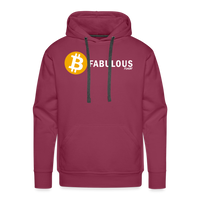 Load image into Gallery viewer, B Fabulous Bitcoin Hoodie Sweatshirt - burgundy
