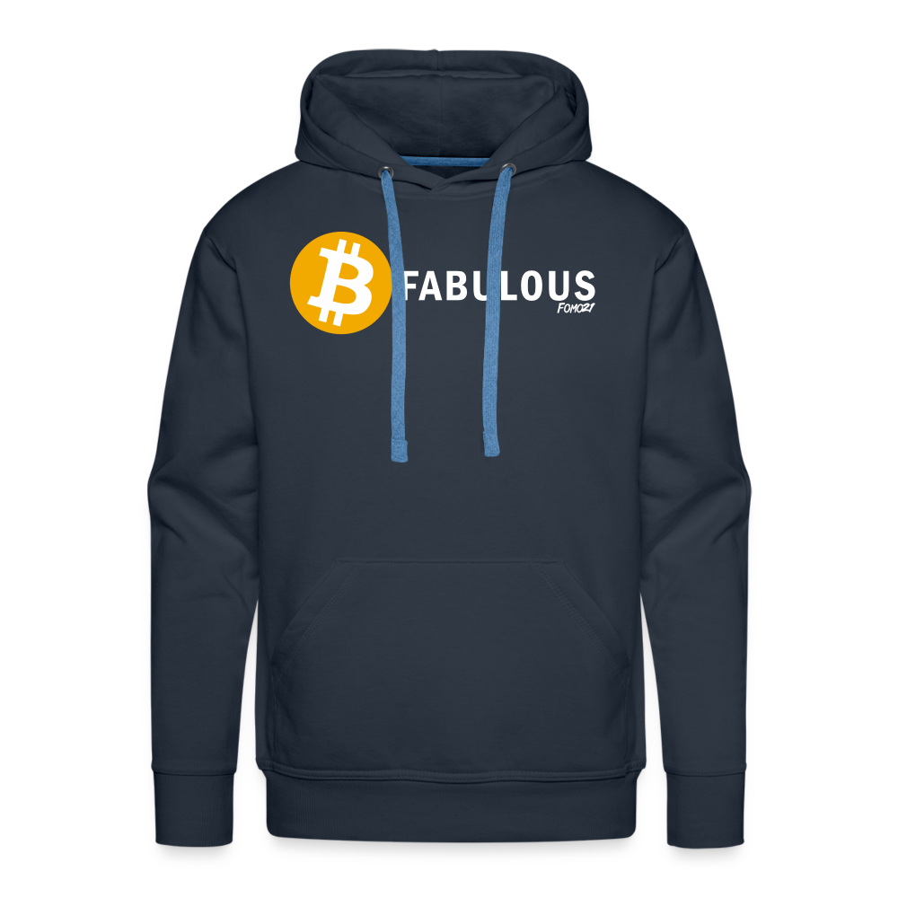 B Fabulous Bitcoin Hoodie Sweatshirt - navy