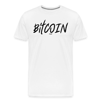 Load image into Gallery viewer, Bitcoin Fearless (Black Lettering) T-Shirt - white
