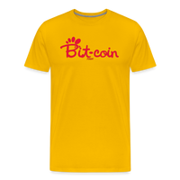 Load image into Gallery viewer, Bit-coin T-Shirt - sun yellow
