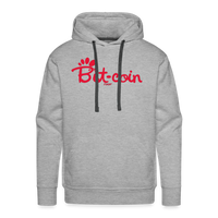 Load image into Gallery viewer, Bit-coin Hoodie Sweatshirt - heather grey
