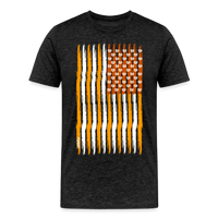Load image into Gallery viewer, USA Bitcoin Flag T-Shirt - charcoal grey
