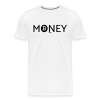 Load image into Gallery viewer, Money With Bitcoin B T-Shirt - white
