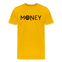 Load image into Gallery viewer, Money With Bitcoin B T-Shirt - sun yellow
