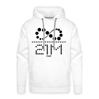 Load image into Gallery viewer, Infinity Divided By 21 Million (Black Dotted) Hoodie Sweatshirt - white
