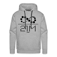 Load image into Gallery viewer, Infinity Divided By 21 Million (Black Dotted) Hoodie Sweatshirt - heather grey
