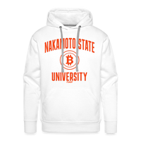 Load image into Gallery viewer, Nakamoto State University (Orange) Hoodie Sweatshirt - white
