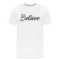 Load image into Gallery viewer, Believe Bitcoin T-Shirt - white
