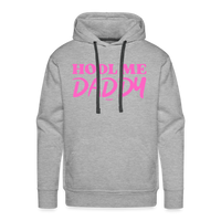 Load image into Gallery viewer, HODL Me Daddy Bitcoin Hoodie Sweatshirt - heather grey
