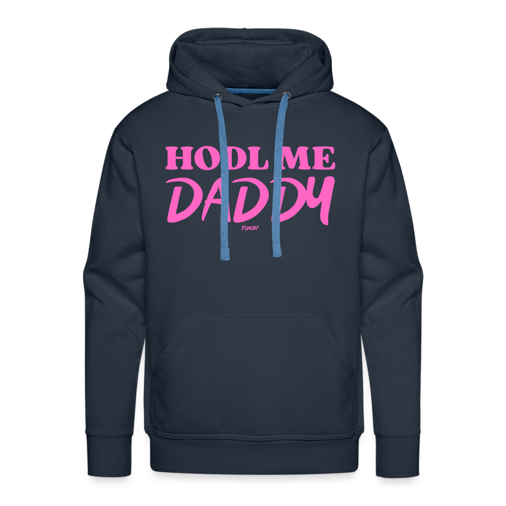 HODL Me Daddy Bitcoin Hoodie Sweatshirt - navy