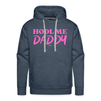 Load image into Gallery viewer, HODL Me Daddy Bitcoin Hoodie Sweatshirt - heather denim

