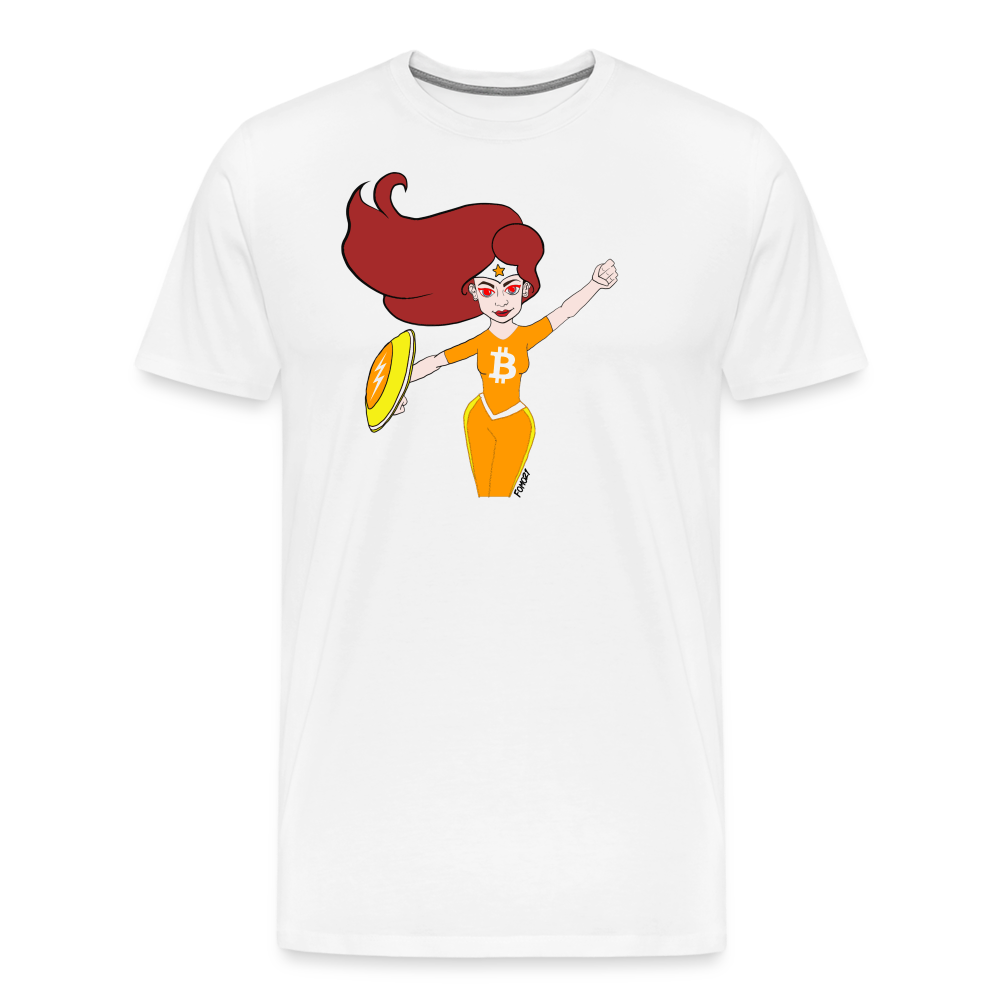 Superwoman Bitcoin T-Shirt - white