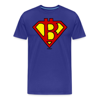 Load image into Gallery viewer, Super Bitcoiner Bitcoin T-Shirt - royal blue

