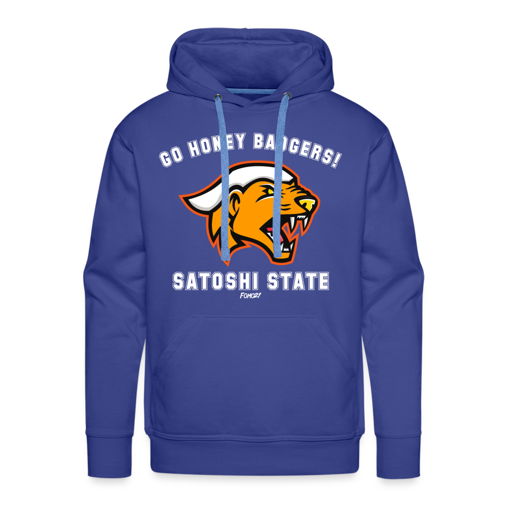 Go Honey Badgers! Satoshi State Bitcoin Hoodie Sweatshirt