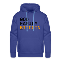 Load image into Gallery viewer, God Family Bitcoin Hoodie Sweatshirt - royal blue
