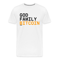Load image into Gallery viewer, God Family Bitcoin T-Shirt - white
