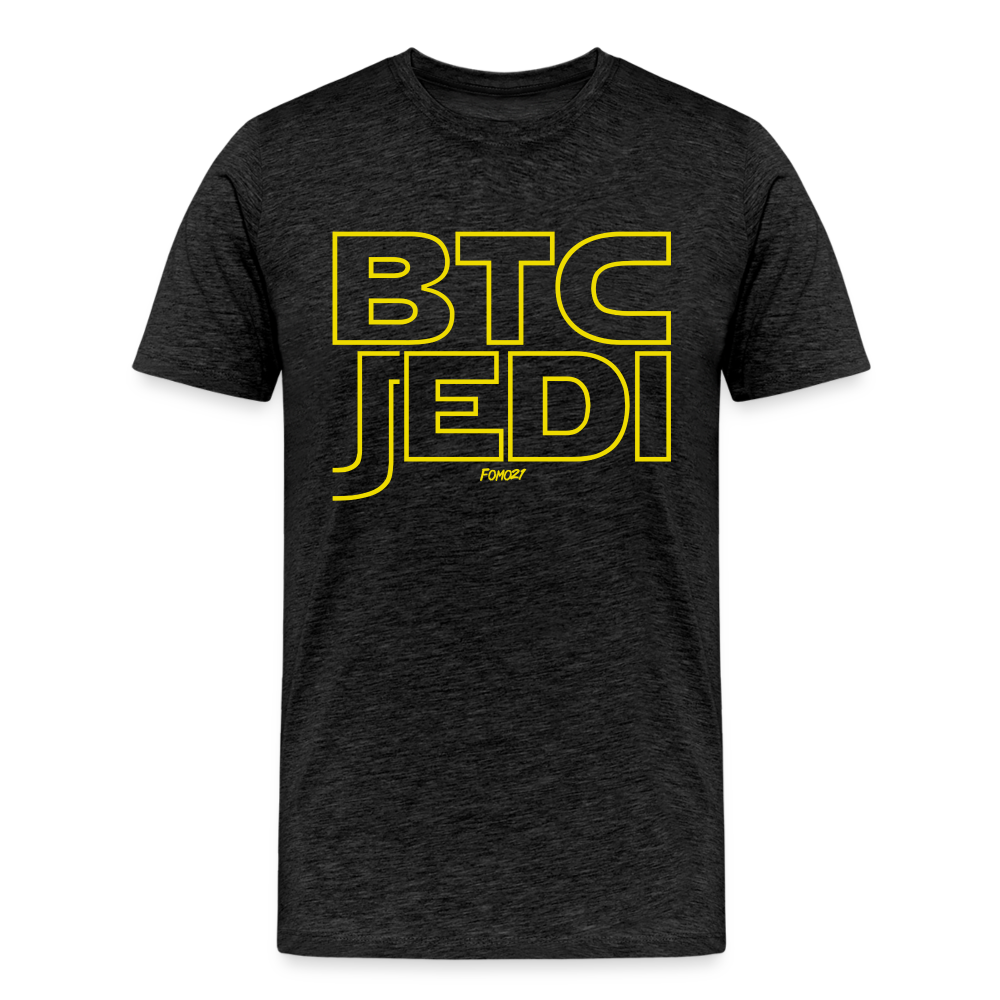 BTC Jedi Bitcoin T-Shirt - charcoal grey