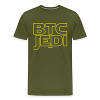 Load image into Gallery viewer, BTC Jedi Bitcoin T-Shirt - olive green
