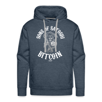 Load image into Gallery viewer, Sons of Satoshi Bitcoin Hoodie Sweatshirt - heather denim
