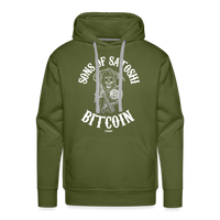 Load image into Gallery viewer, Sons of Satoshi Bitcoin Hoodie Sweatshirt - olive green
