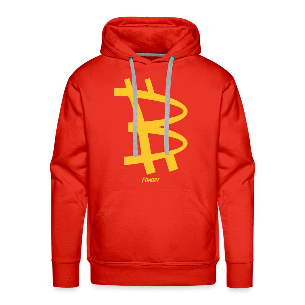 Old MacDonald Bitcoin Hoodie Sweatshirt - red
