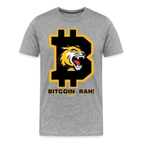Load image into Gallery viewer, Bitcoin-RAH! T-Shirt - heather gray
