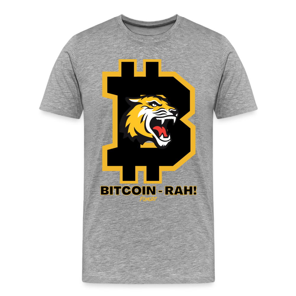 Bitcoin-RAH! T-Shirt - heather gray