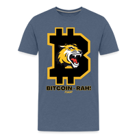 Load image into Gallery viewer, Bitcoin-RAH! T-Shirt - heather blue
