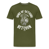 Load image into Gallery viewer, Sons of Satoshi Bitcoin T-Shirt - olive green
