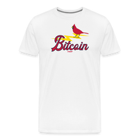 Load image into Gallery viewer, Bitcoin Cardinal T-Shirt - white
