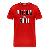 Load image into Gallery viewer, Bitcoin And Chill T-Shirt - red
