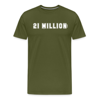 Load image into Gallery viewer, 21 Million Bitcoin T-Shirt - olive green
