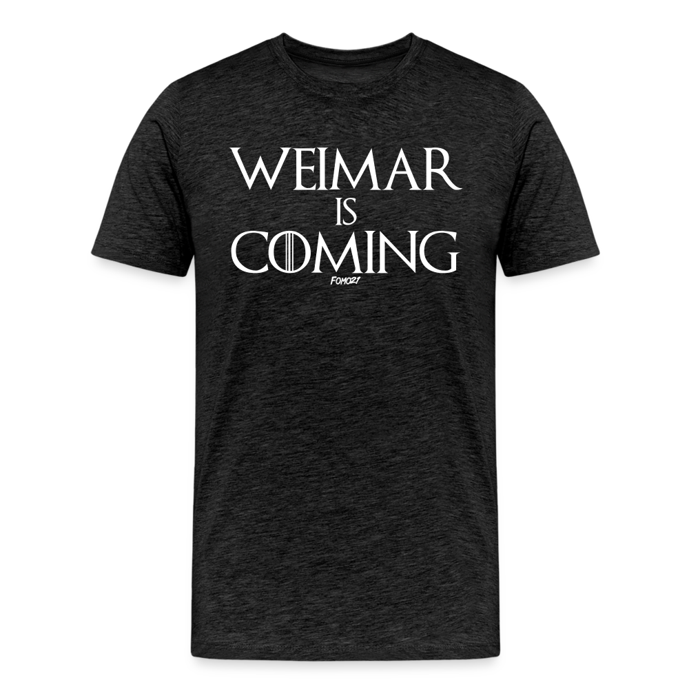 Weimar Is Coming Bitcoin T-Shirt - charcoal grey